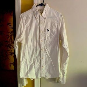Abercrombie & Fitch Muscle White Button Up